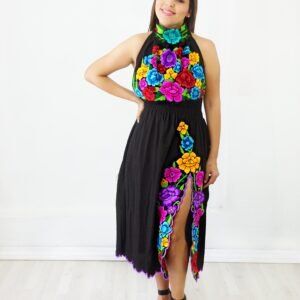 Vestido Rosa Mexicana